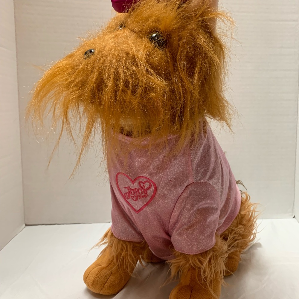 Jo jo  siwa pet dog bow bow with pink pink shirt